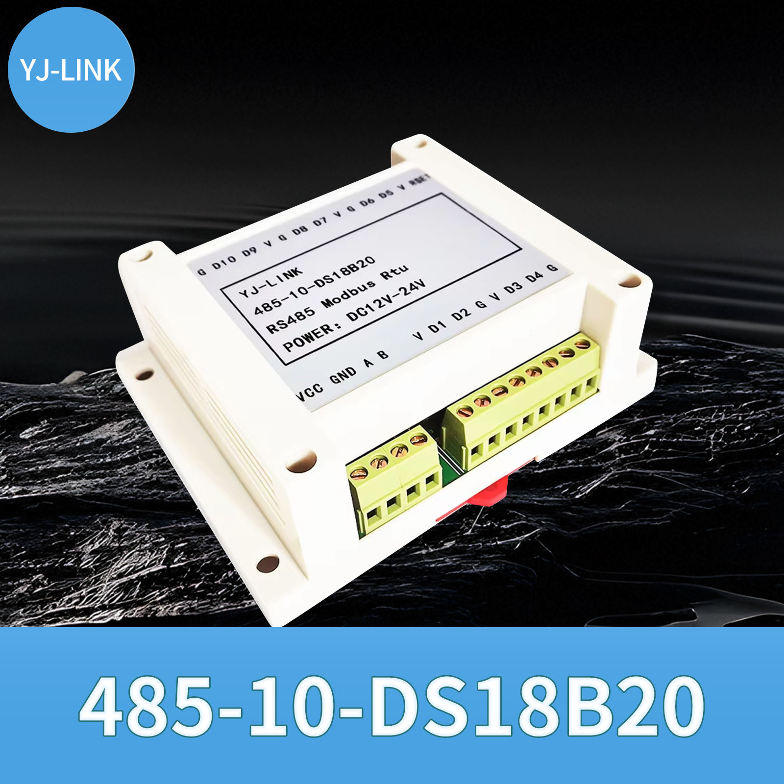 Ds18B20 - 10ch DS18B20 moduł akwizycji danych temperatury