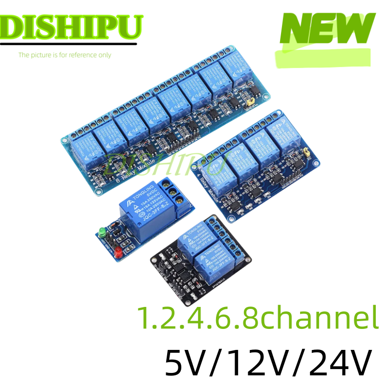 Relay Module 4 Channel - Moduł przekaźnikowy DC 5V 12V 24V