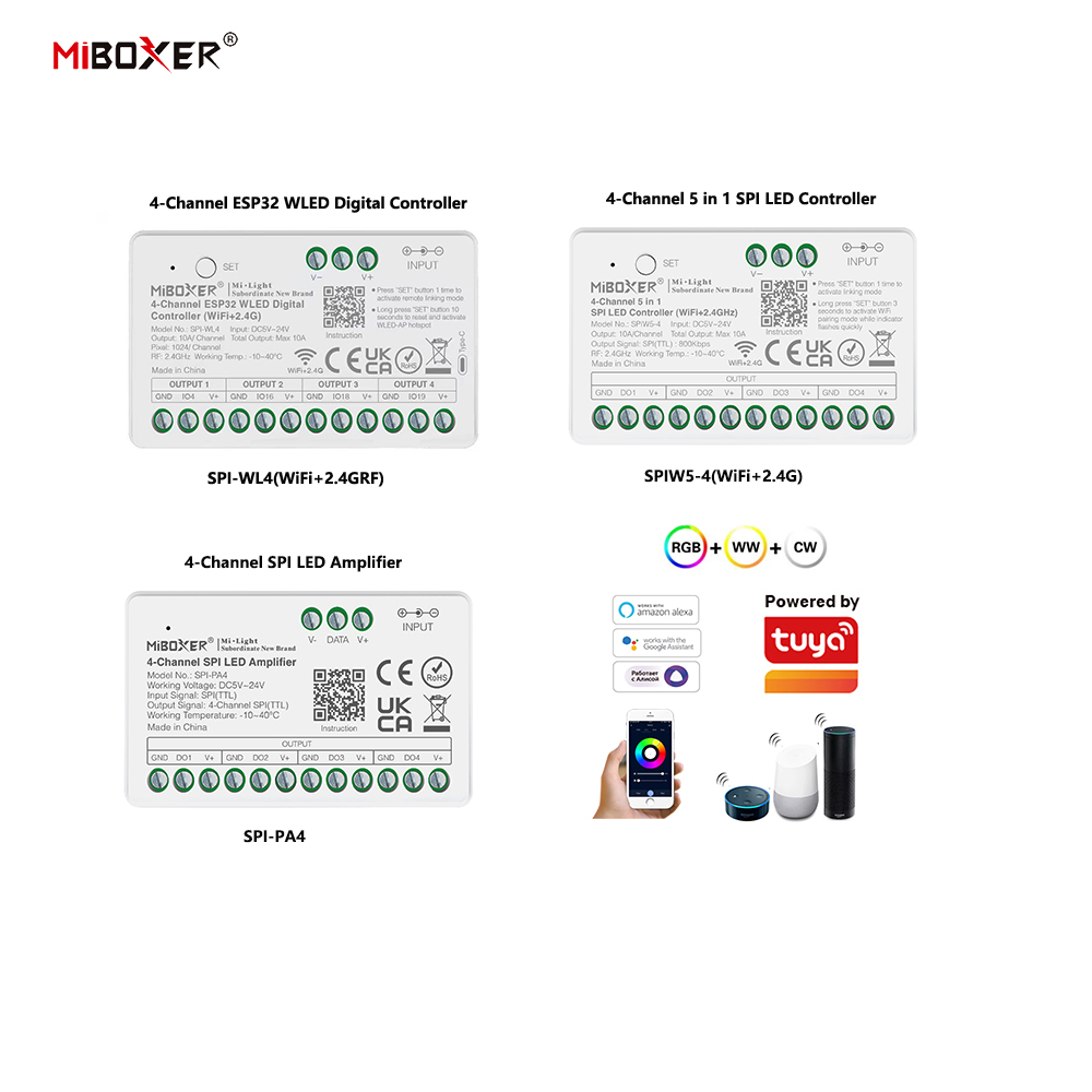 Miboxer SPIW5-4 5w1 Kontroler  – Ws2812B recenzja i cena