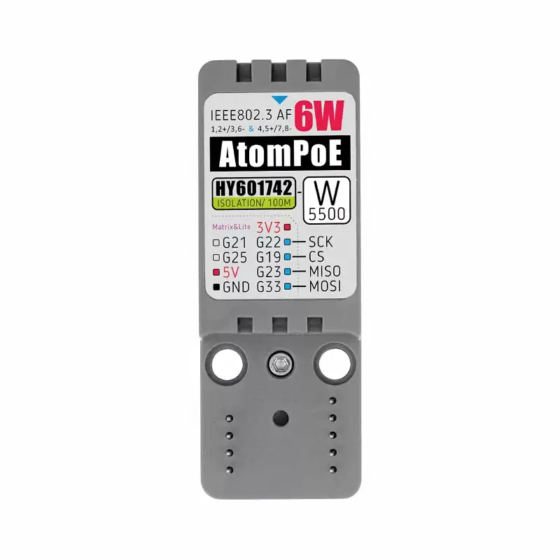 M5Stack Atomic PoE W5500 Zdaln – Ethernet W5500 recenzja i cena