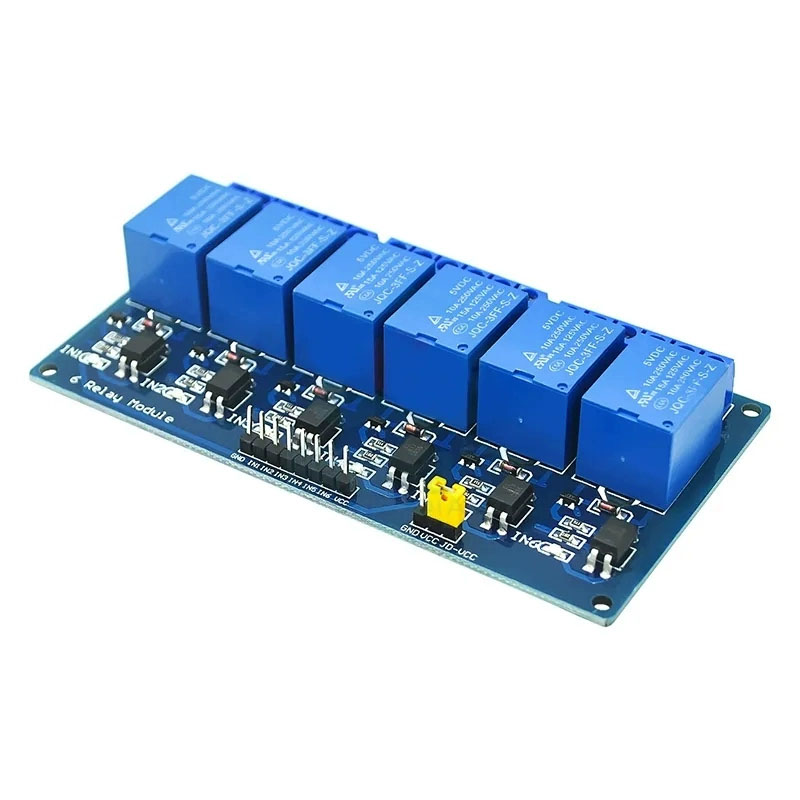 Moduł przekaźnikowy 5V 1 2 4 6 – Relay Module 4 Channel recenzja i cena