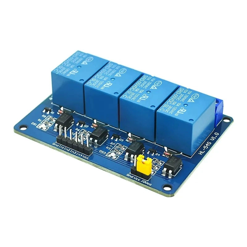 Moduł przekaźnikowy 5V 1 2 4 6 – Relay Module 4 Channel recenzja i cena