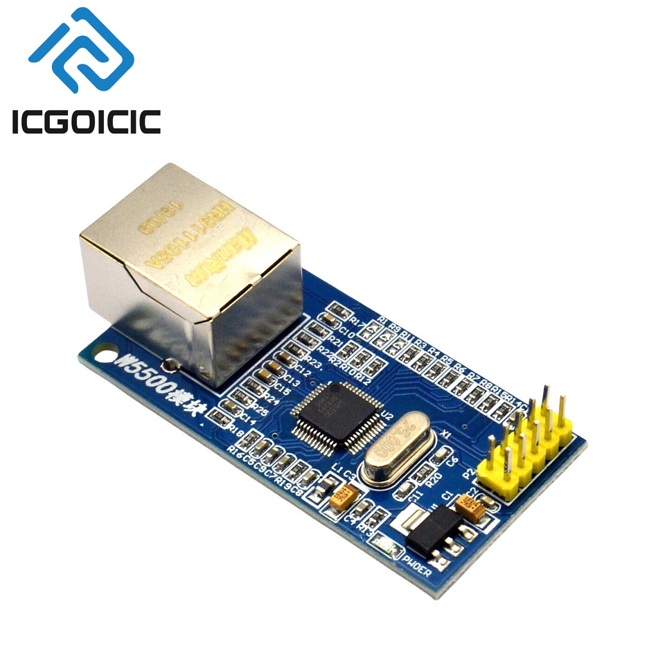 Moduł Ethernet W5500 – TCP/IP  – Ethernet W5500 recenzja i cena
