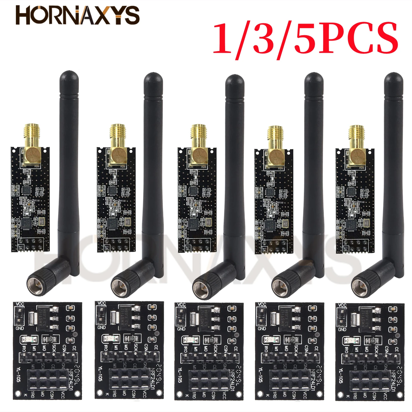 5 szt. NRF24L01 + PA + LNA Bez – Nrf24L01 recenzja i cena